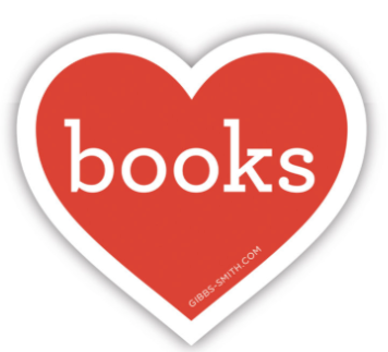 Heart Books Sticker - Agricola Street Books
