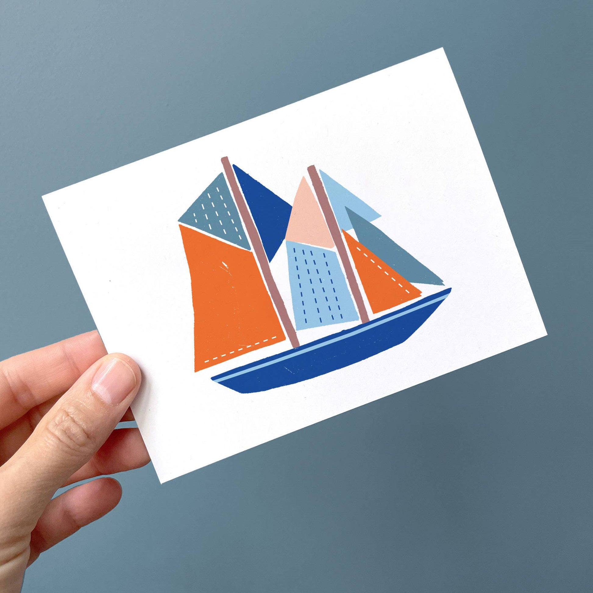 Kautzi Illustrations - Greeting Card Bluenose - Agricola Street Books