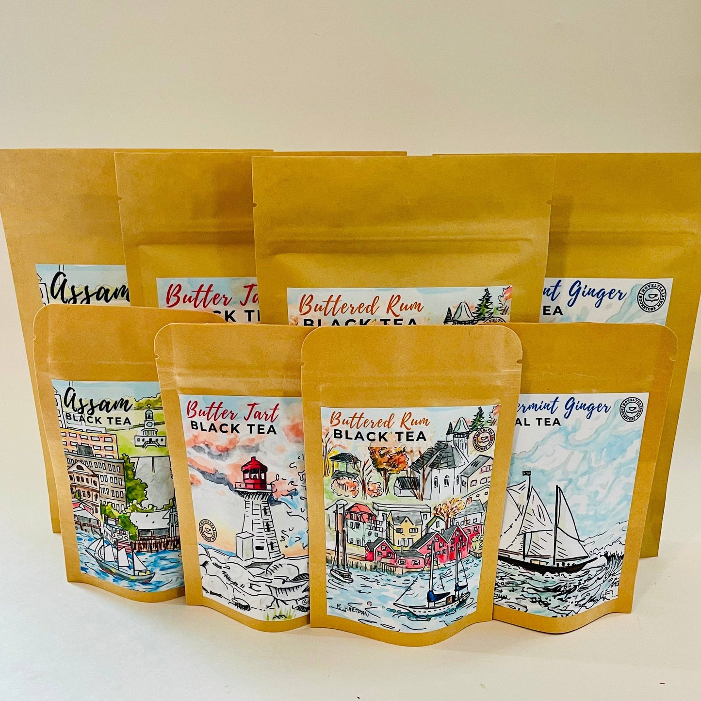 NovelTea Bookstore & Gifts - Artist Label | Halifax Waterfront - Assam Orange Pekoe  BLACK TEA