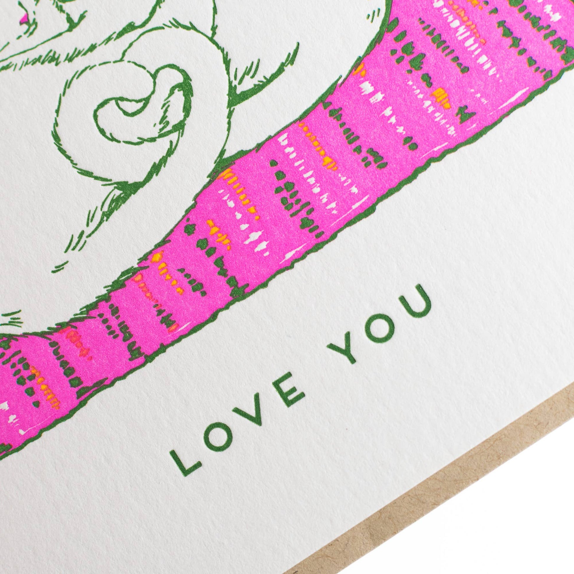Porchlight Press Letterpress - Colour Your Cats - Love Interactive Greeting Card - Agricola Street Books