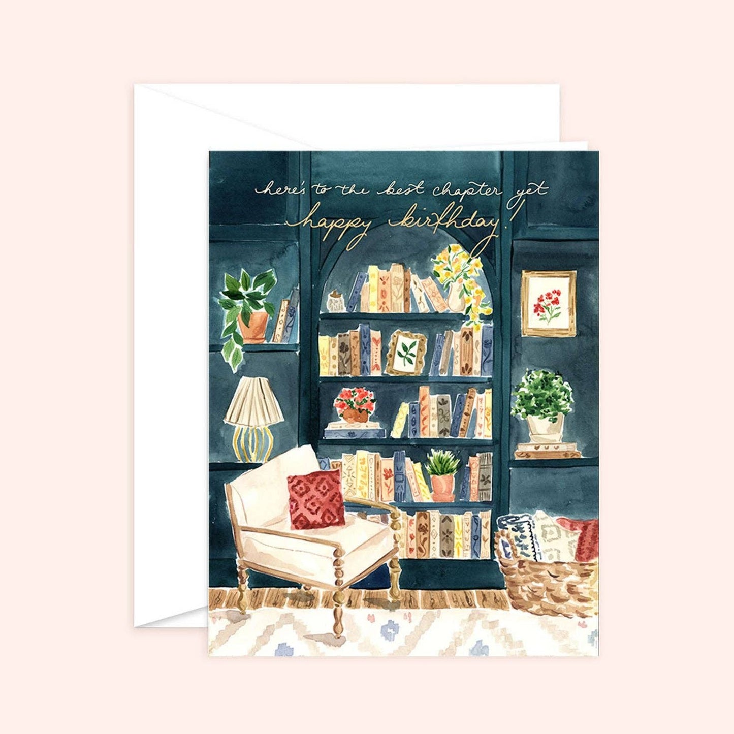 Almeida Illustrations - Best Chapter Yet Birthday Card | Book Theme