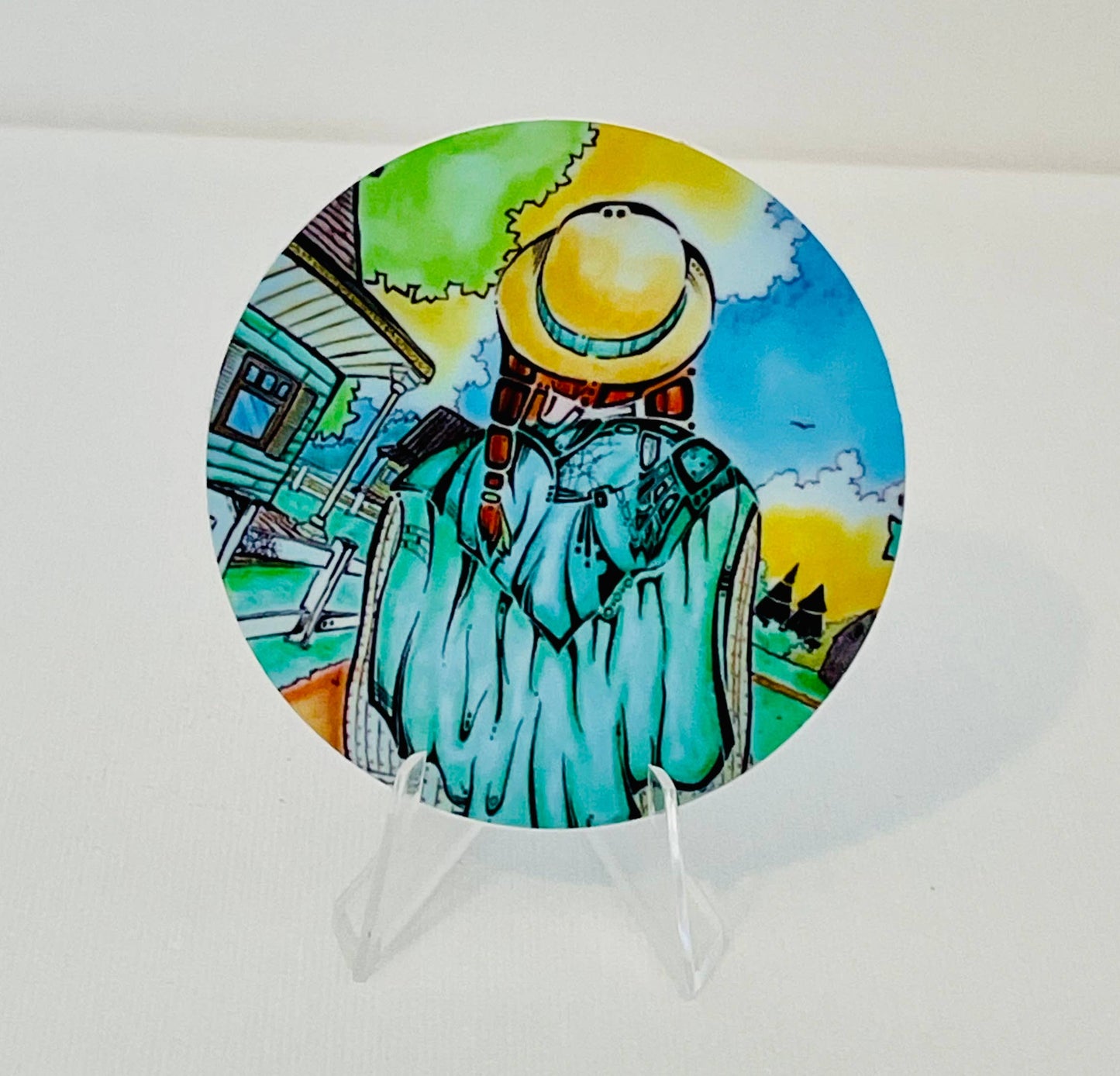 NovelTea Bookstore & Gifts - Anne of Green Gables - Book Theme Vinyl Sticker - Agricola Street Books