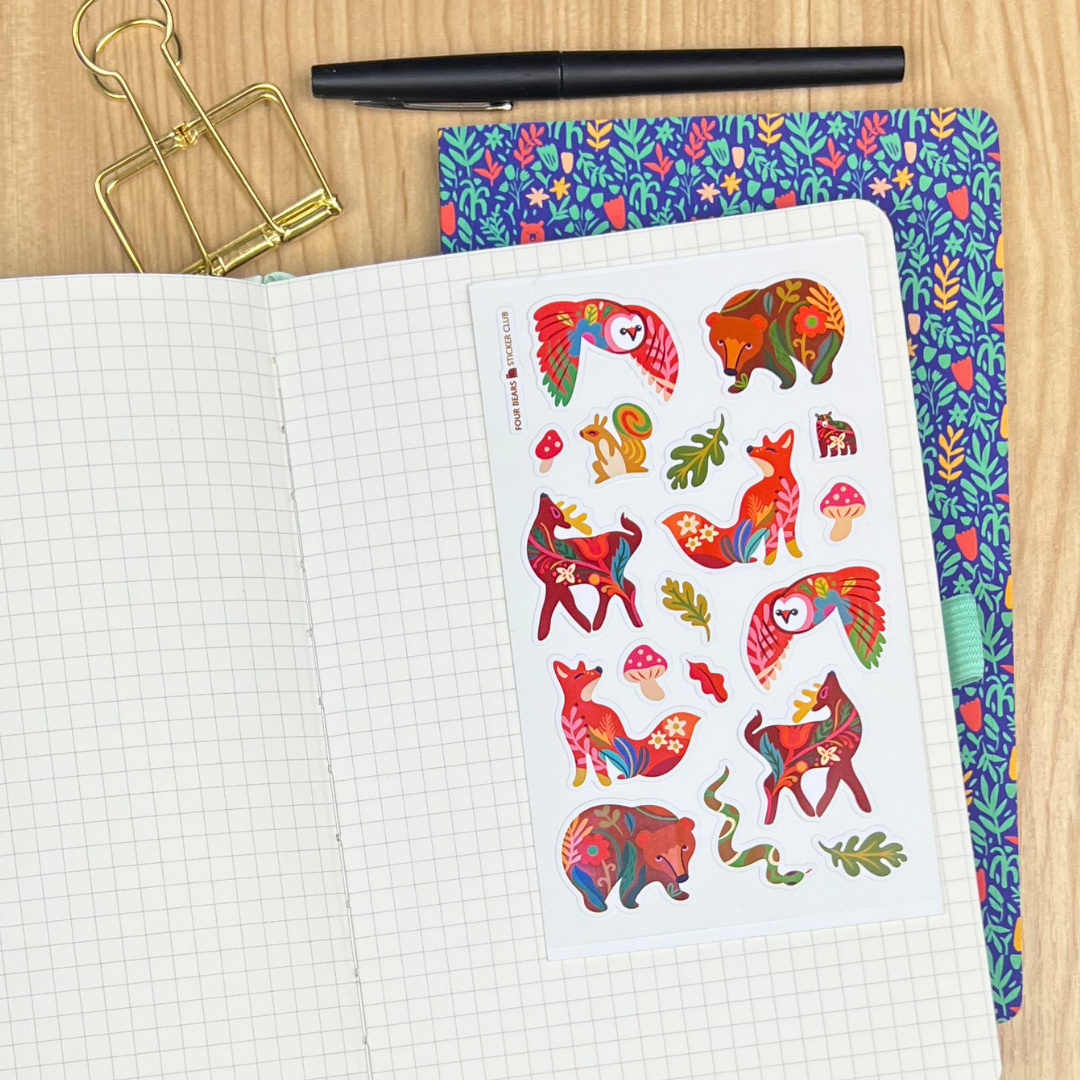 Four Bears Sticker Club - Forest Folklore