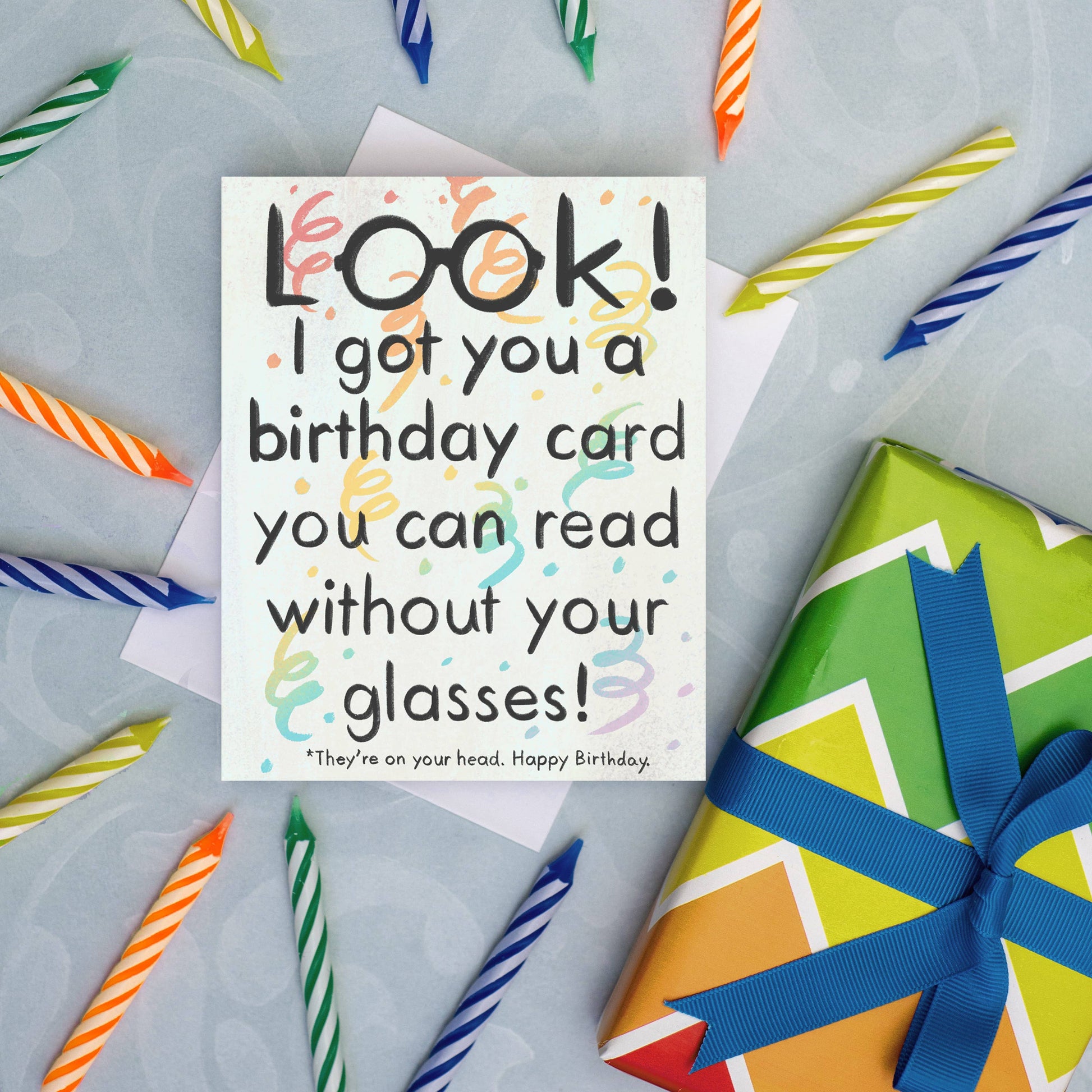 Meaghan Smith Art - Birthday Glasses - Agricola Street Books
