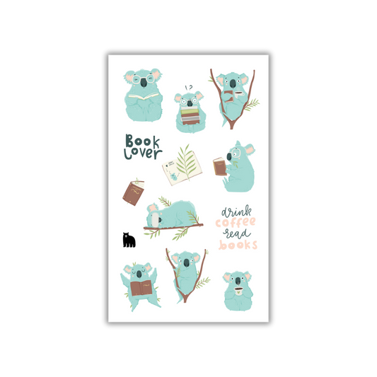 Four Bears Sticker Club - Drink Coffee Read Books - Agricola Street Books