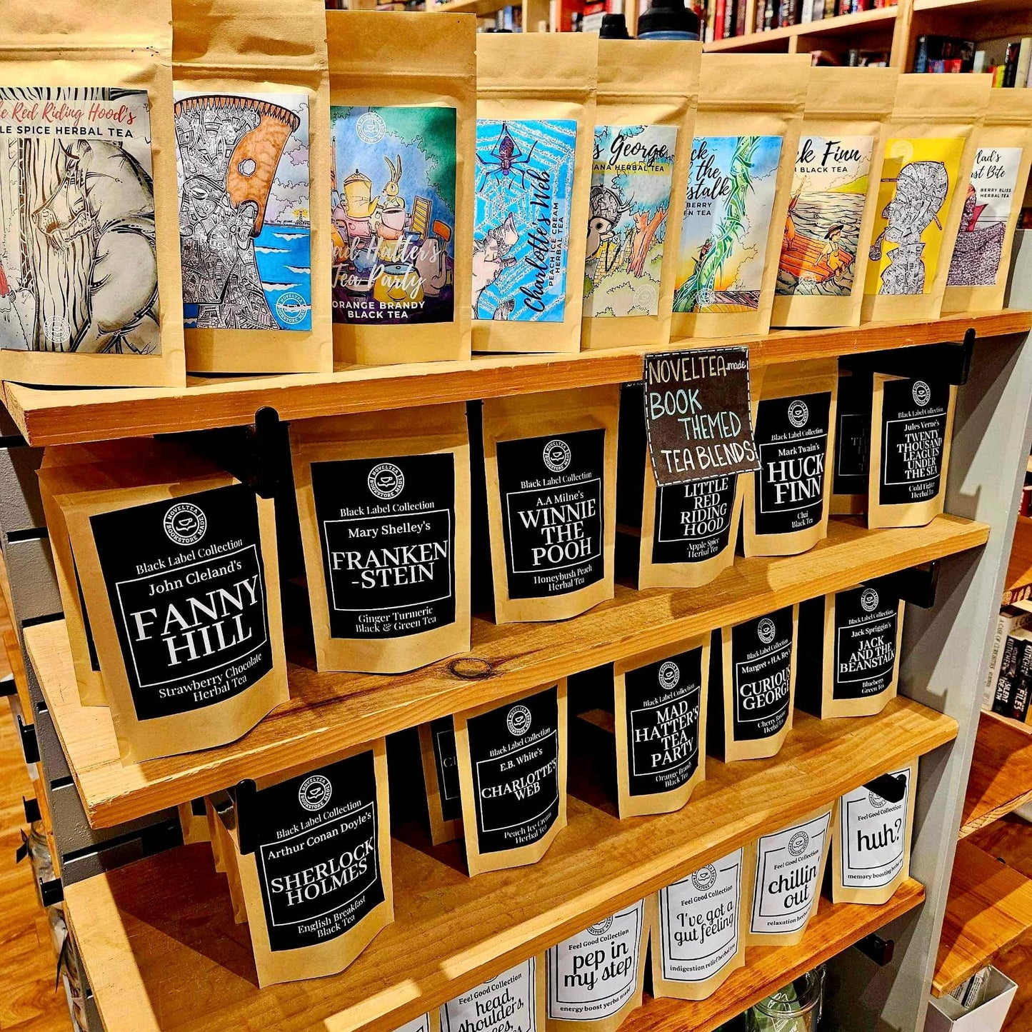 NovelTea Bookstore & Gifts - Inspiré par Orgueil et Préjugés - Thé noir Earl Grey