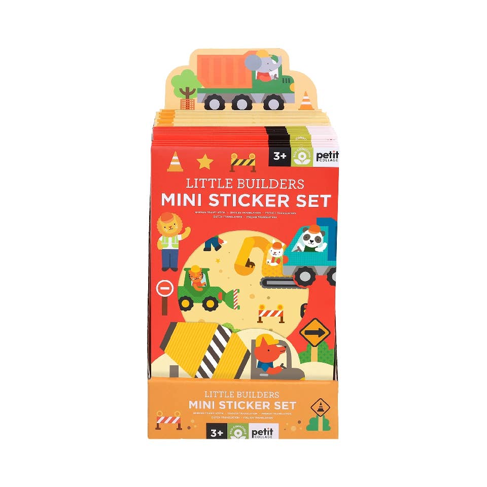 Mini Sticker Set Little Builders CDU of 20