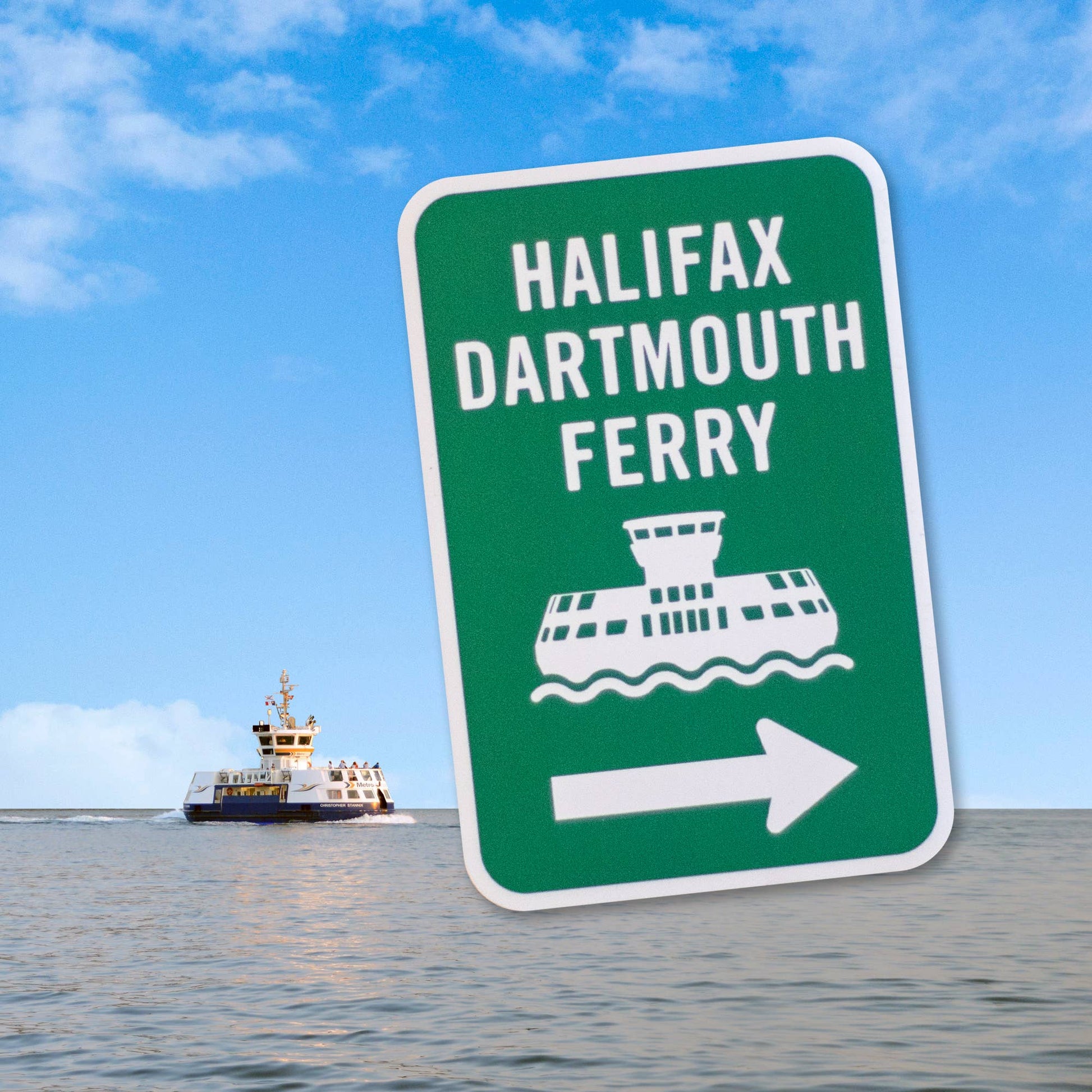 Halifax-Dartmouth Ferry Magnet - Agricola Street Books