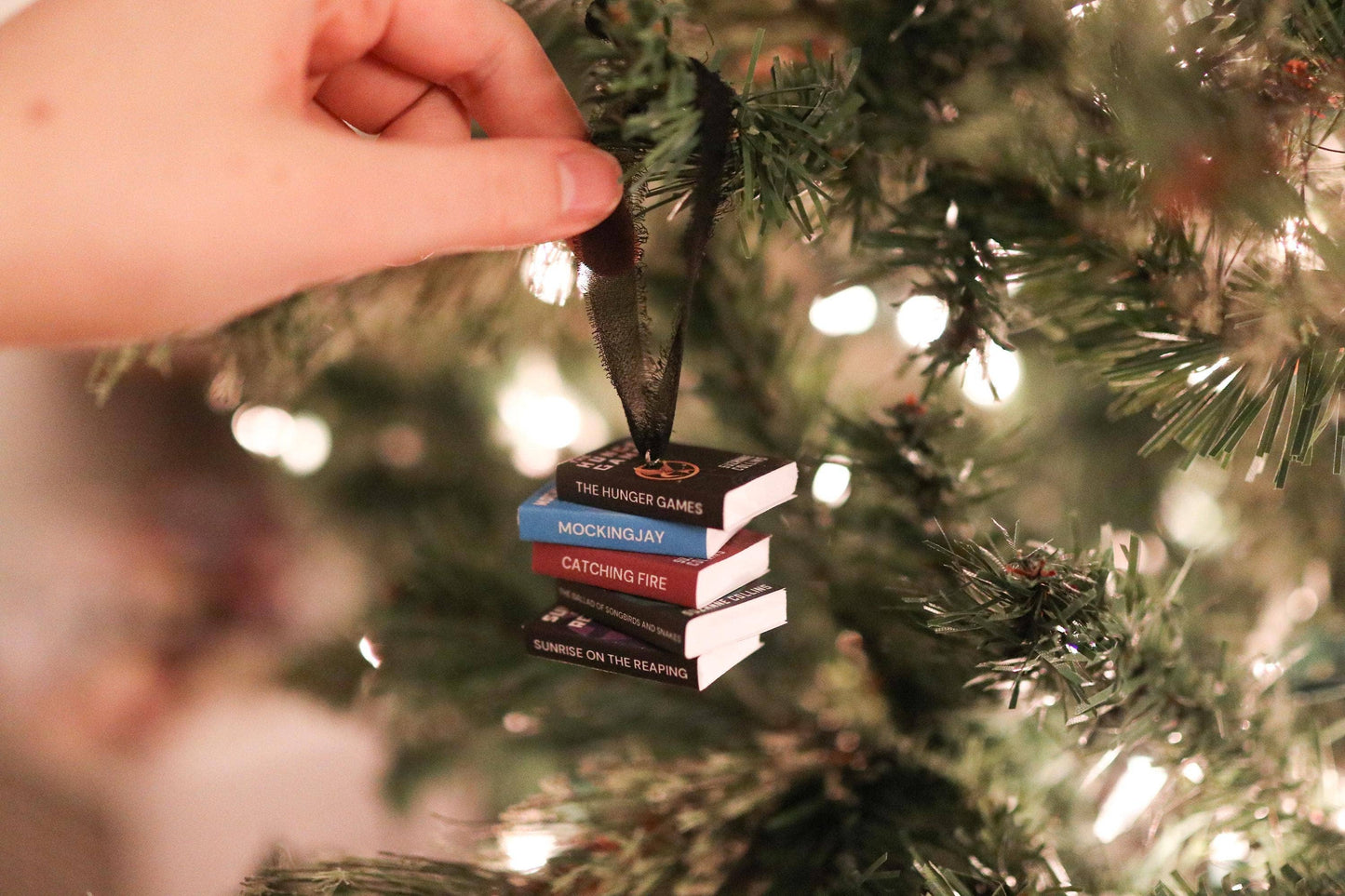 The Sticker Shop - Hunger Games Mini Book Stack Ornament