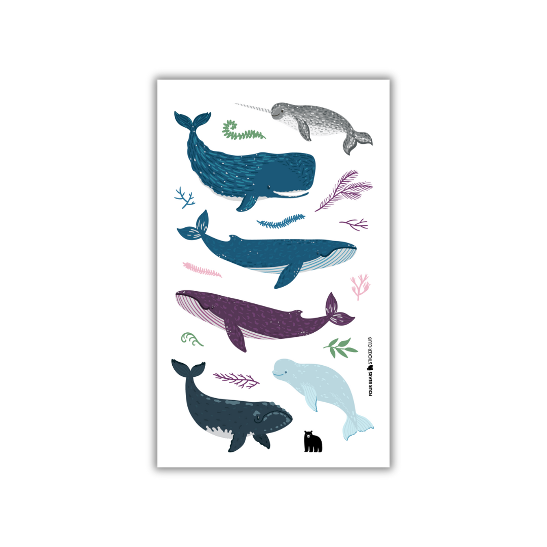 Four Bears Sticker Club - A Whaley Good Day - Agricola Street Books