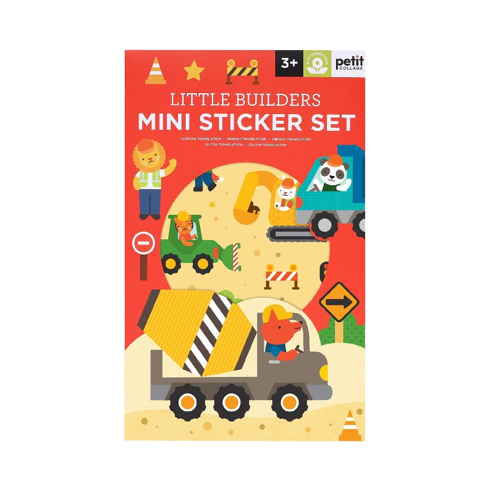 Mini Sticker Set Little Builders CDU of 20