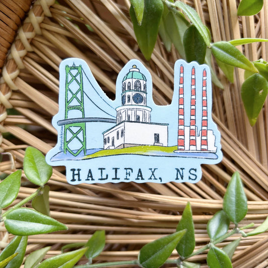 Bayside by Sam - The Halifax Three Vinyl Sticker 3"