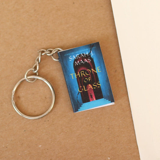The Sticker Shop - Handmade Mini Throne Of Glass Book Keychain