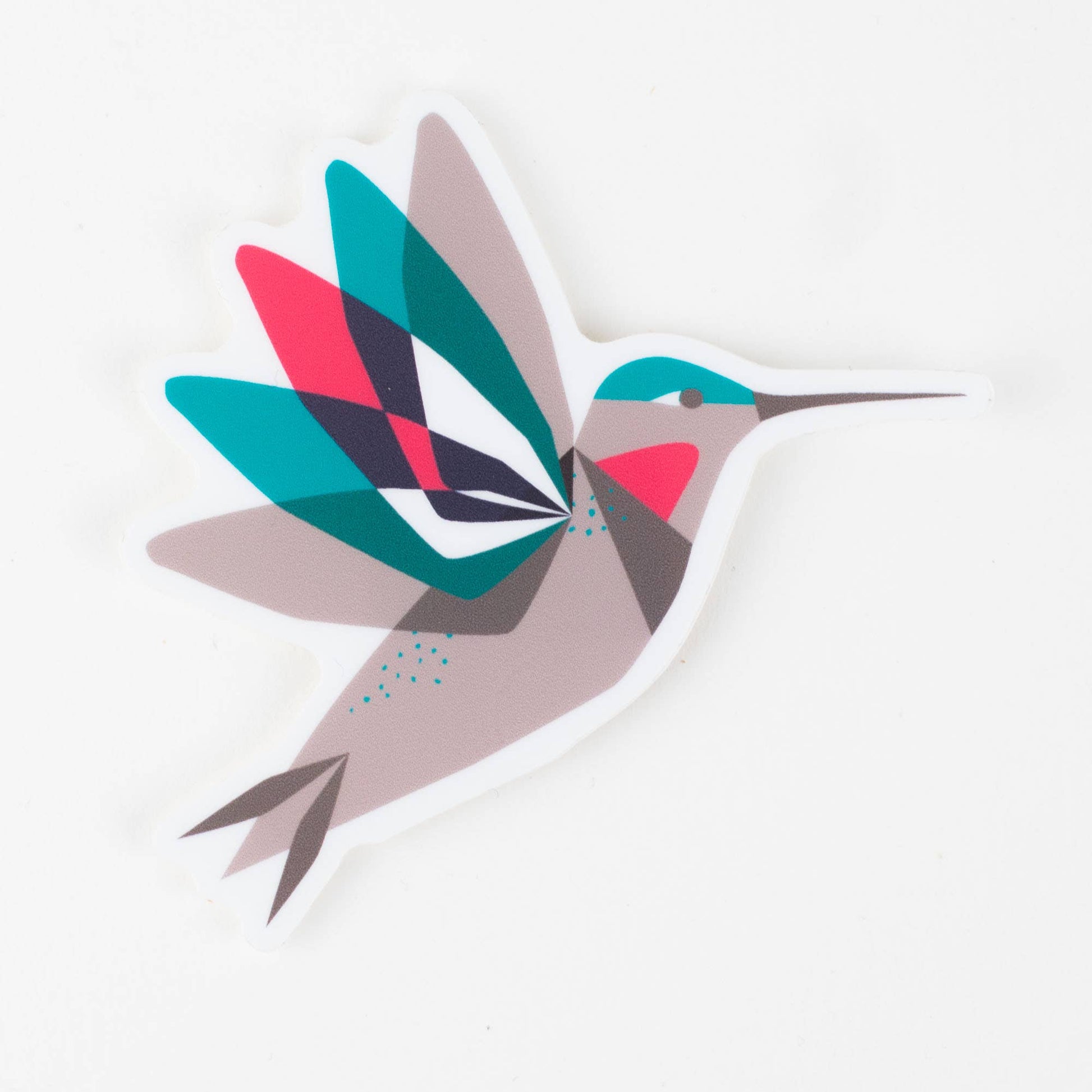 Porchlight Press Letterpress - Sticker: Modern Hummingbird - Agricola Street Books
