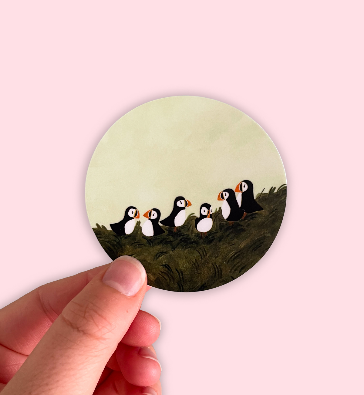 Leah Bees Creations - Puffins - Vinyl Sticker