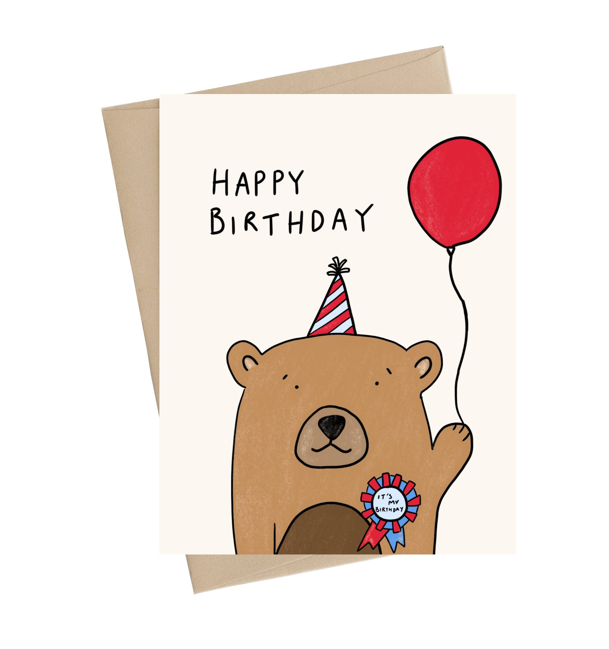 Little May Papery - Bear Birthday Card - Agricola Street Books