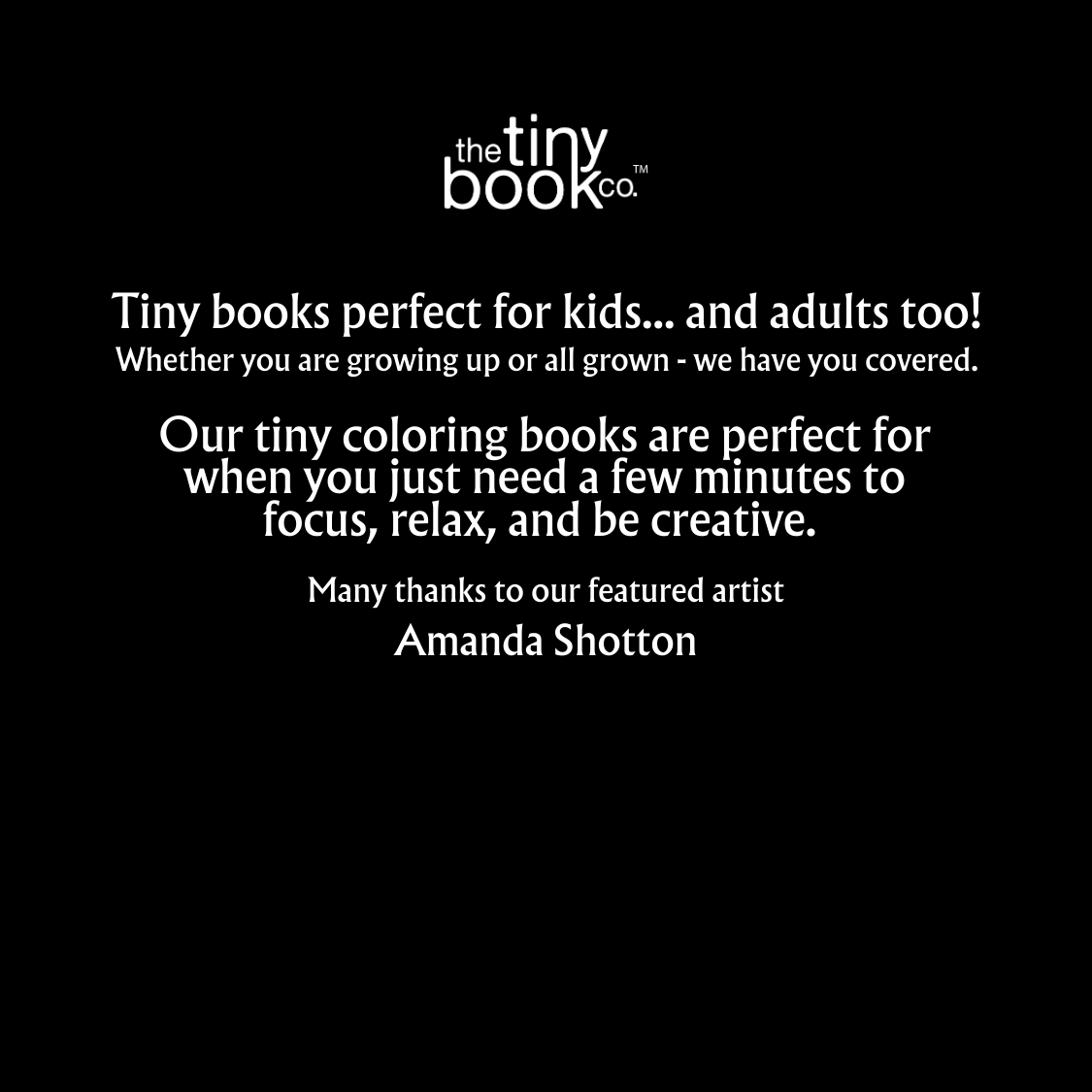 The Tiny Book Co. ™ - Space Tiny Coloring Book