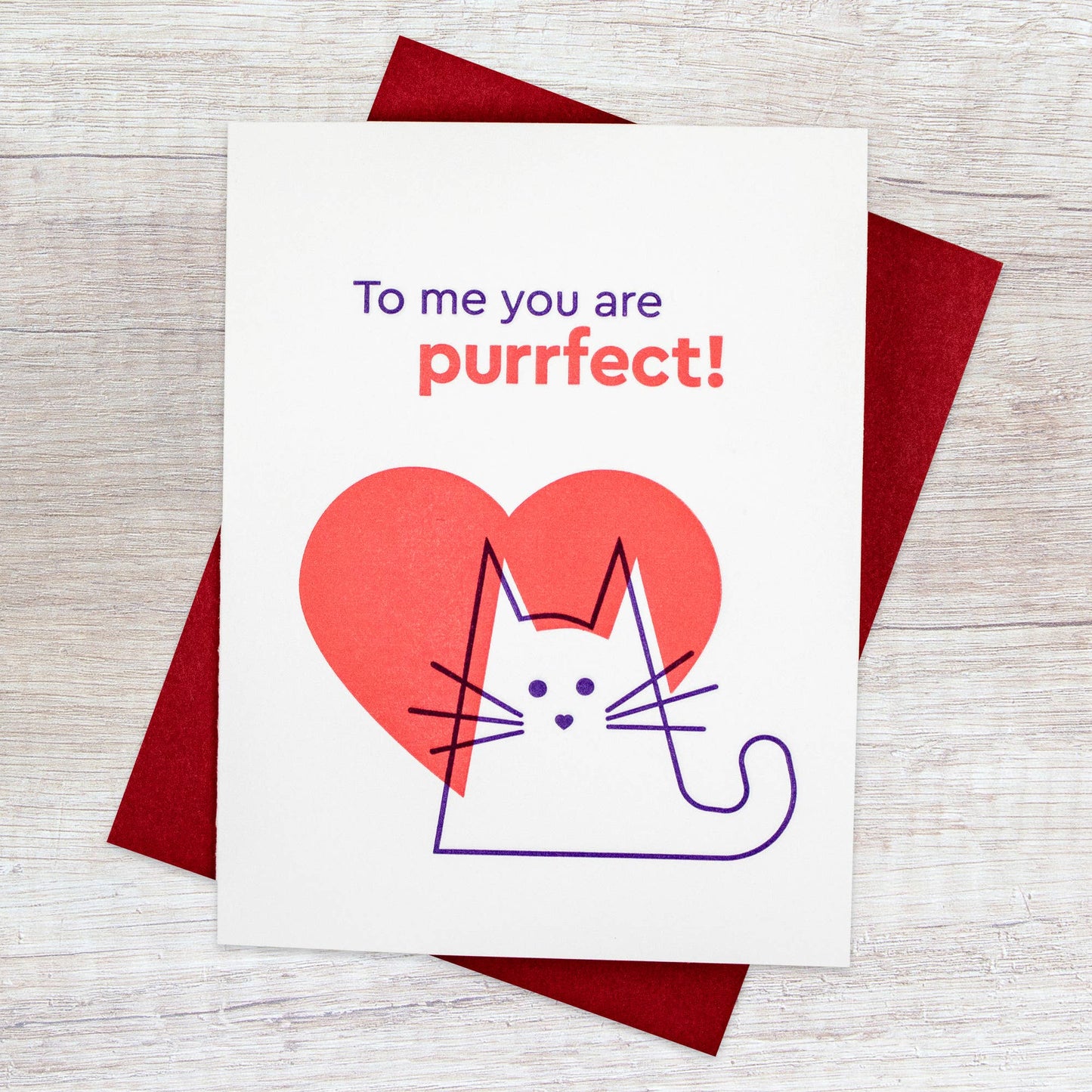 Inkwell Originals - Purrfect Cat Card - Agricola Street Books