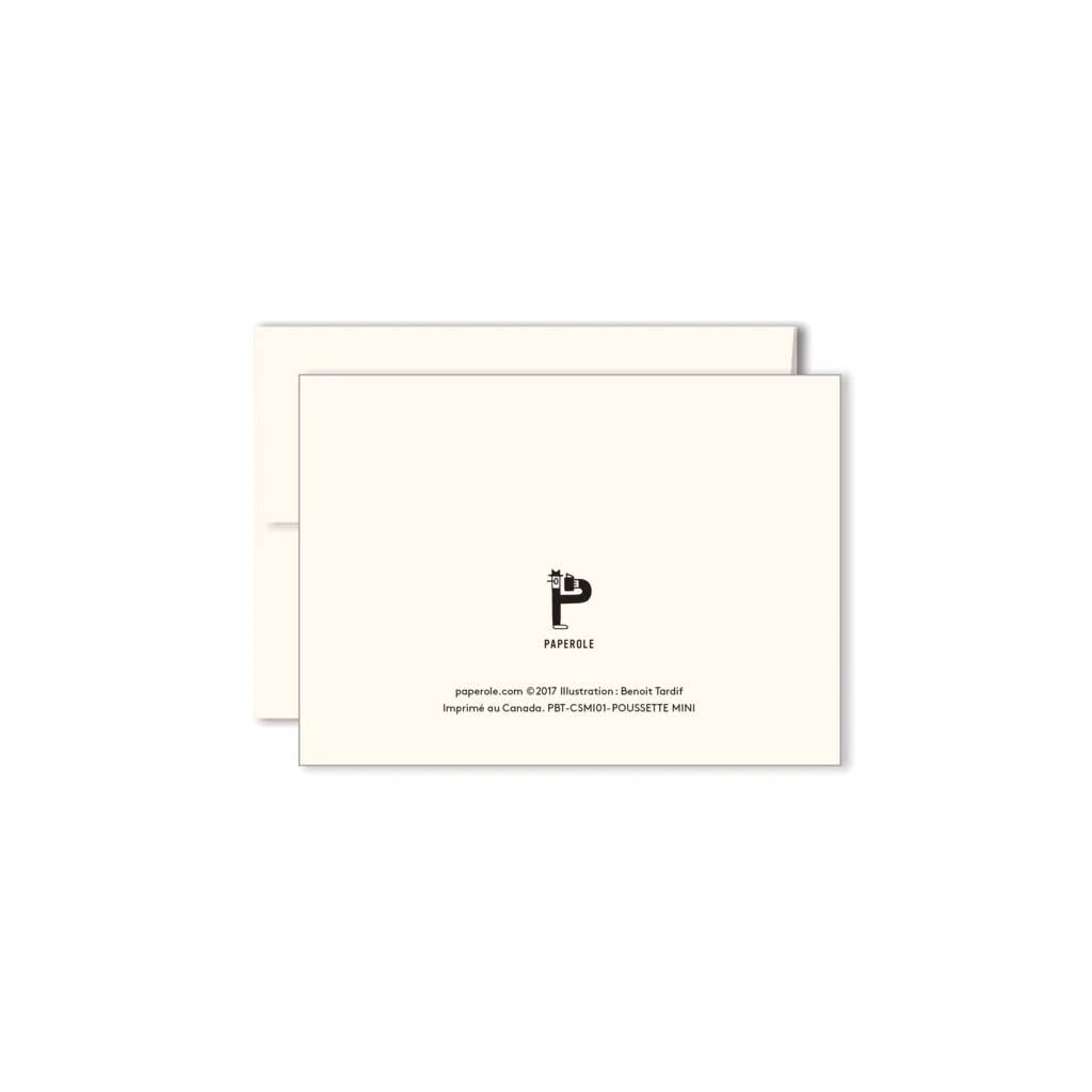 Paperole - STROLLER — Miniature Greeting Card - Agricola Street Books