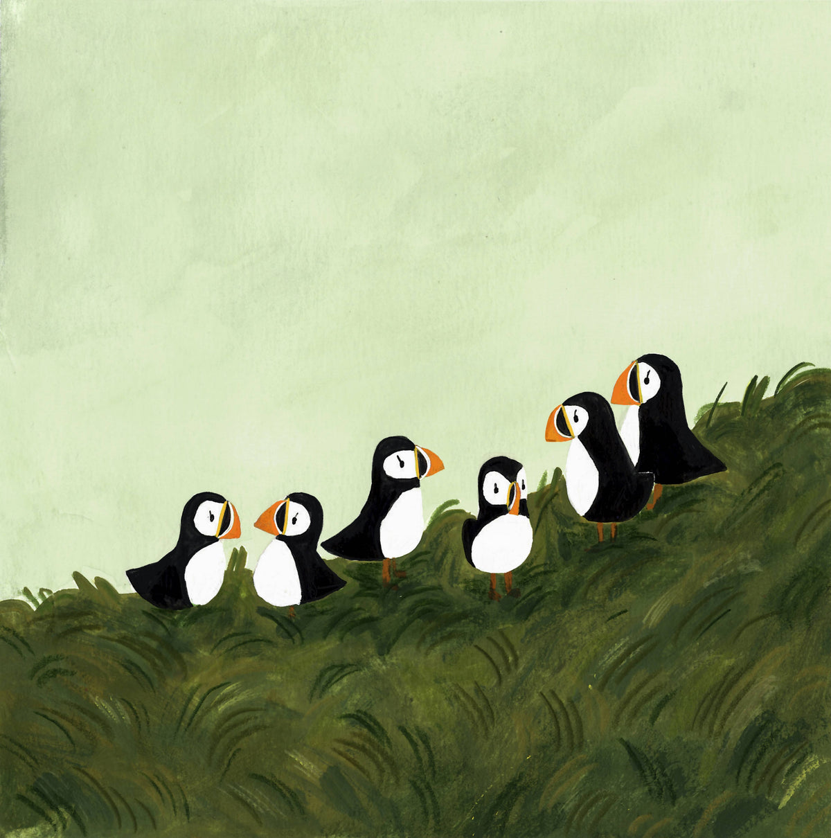 Leah Bees Creations - Puffins - Vinyl Sticker
