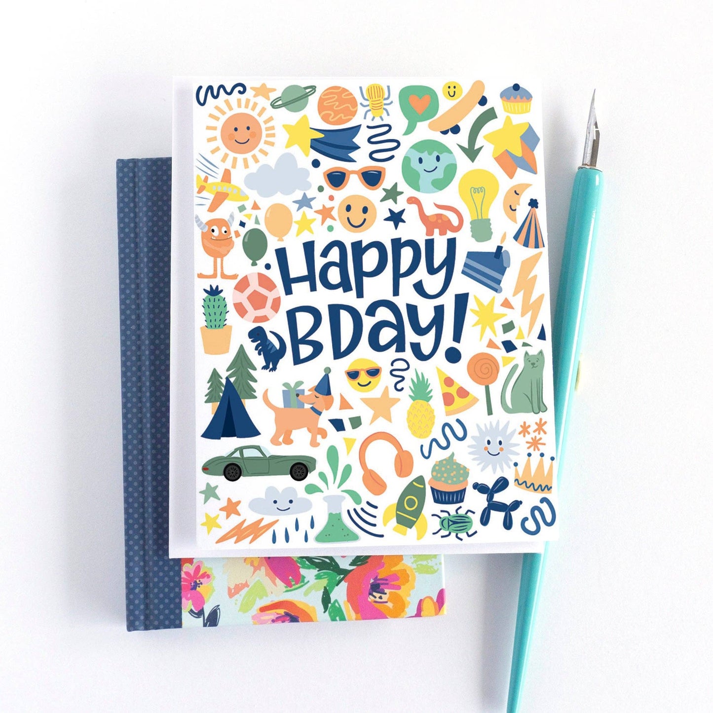 Pedaller Designs - Eye Spy Birthday Card for Kids - Agricola Street Books