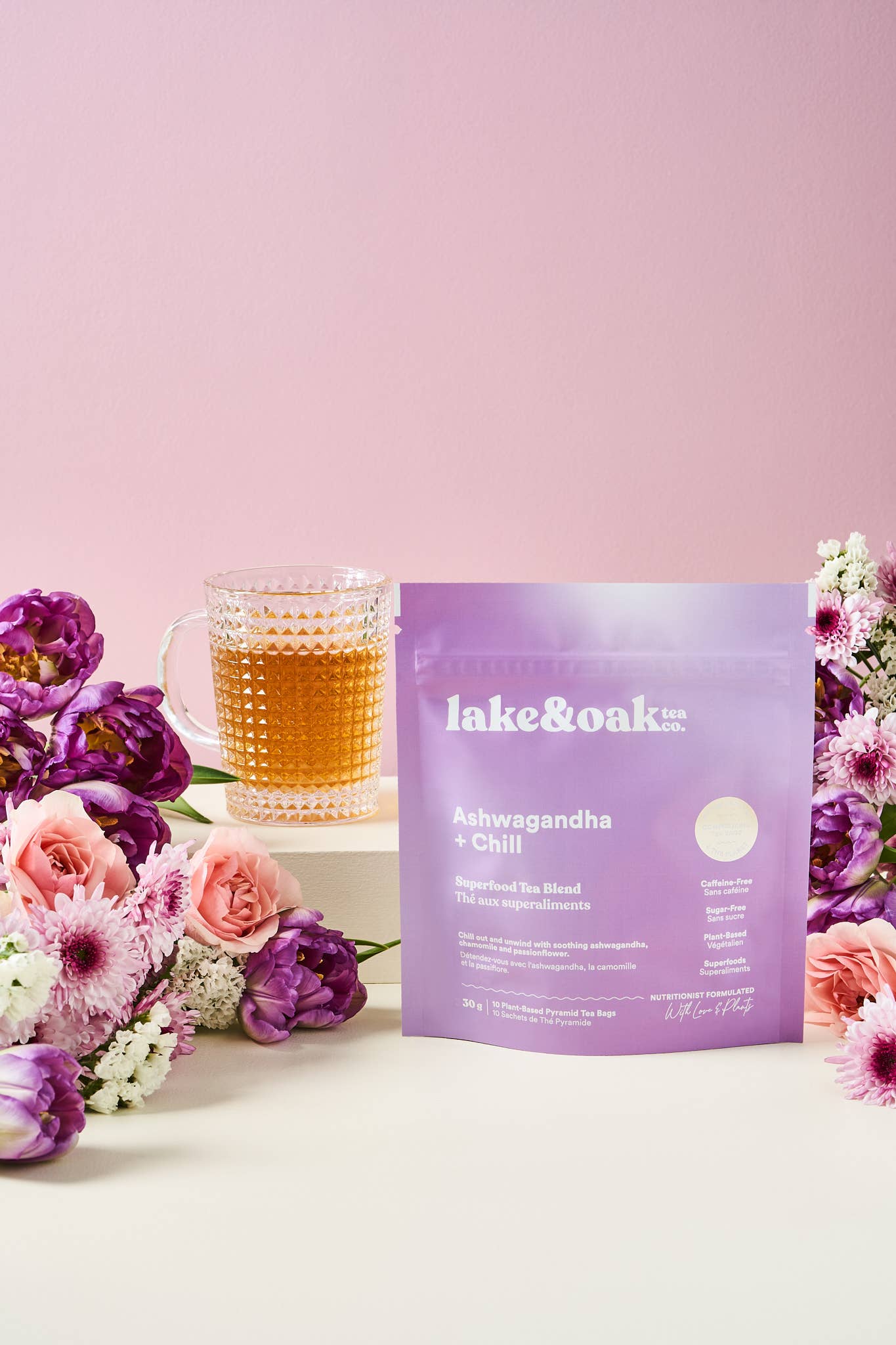 Lake & Oak Tea Co. - Ashwagandha + Chill - Agricola Street Books