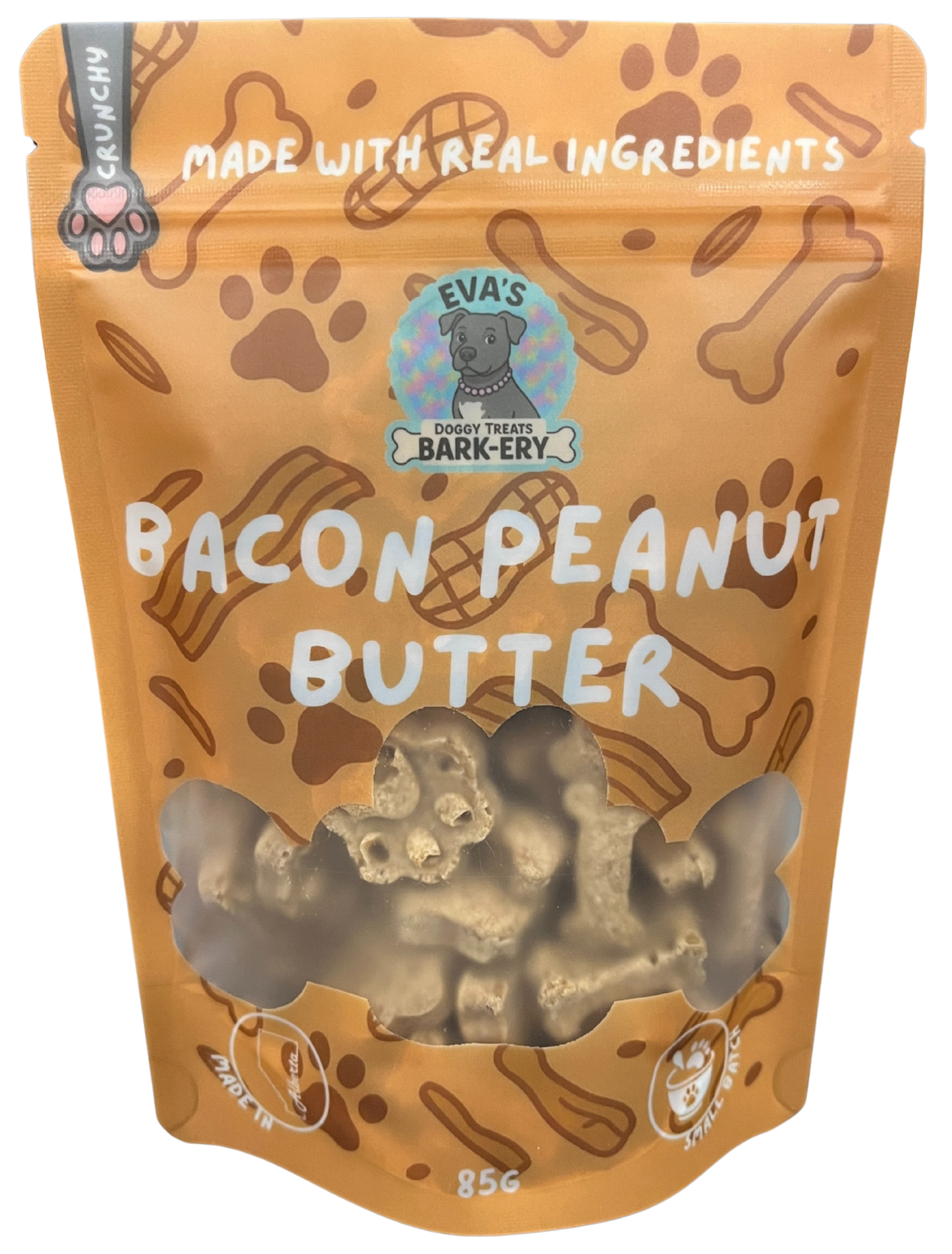 Eva's Doggy Treat Barkery - Bacon Peanut Butter Treats