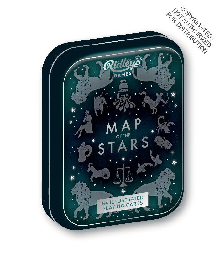 Map of the Stars Playing Cards