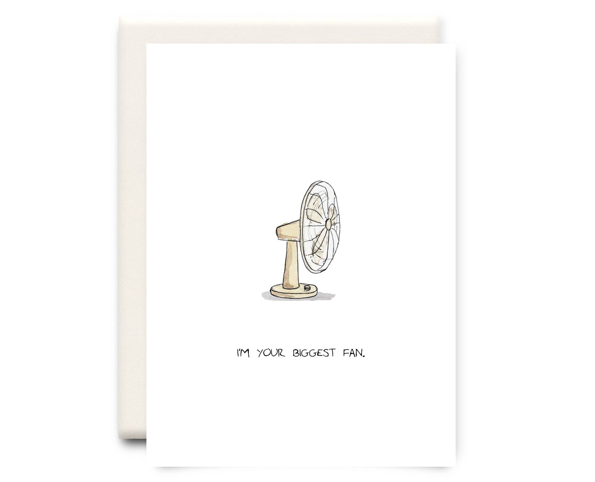 Inkwell Cards - Biggest Fan | Congratulations Greeting Card - Agricola Street Books