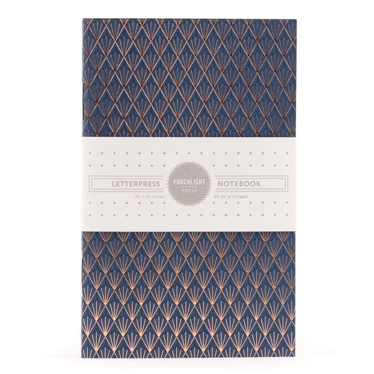 Porchlight Press Letterpress - Deco Foil Pocket Notebook