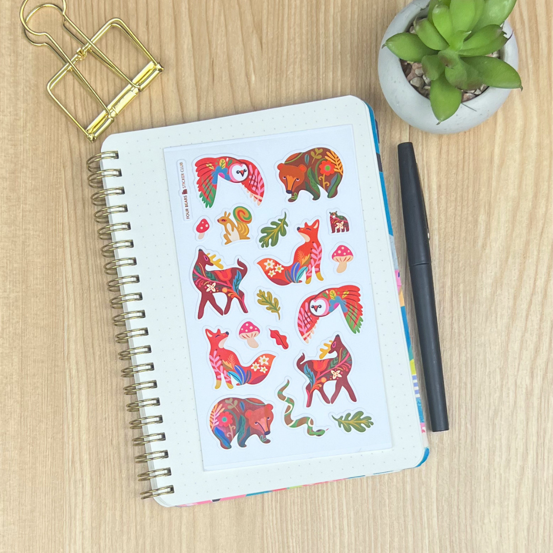 Four Bears Sticker Club - Forest Folklore