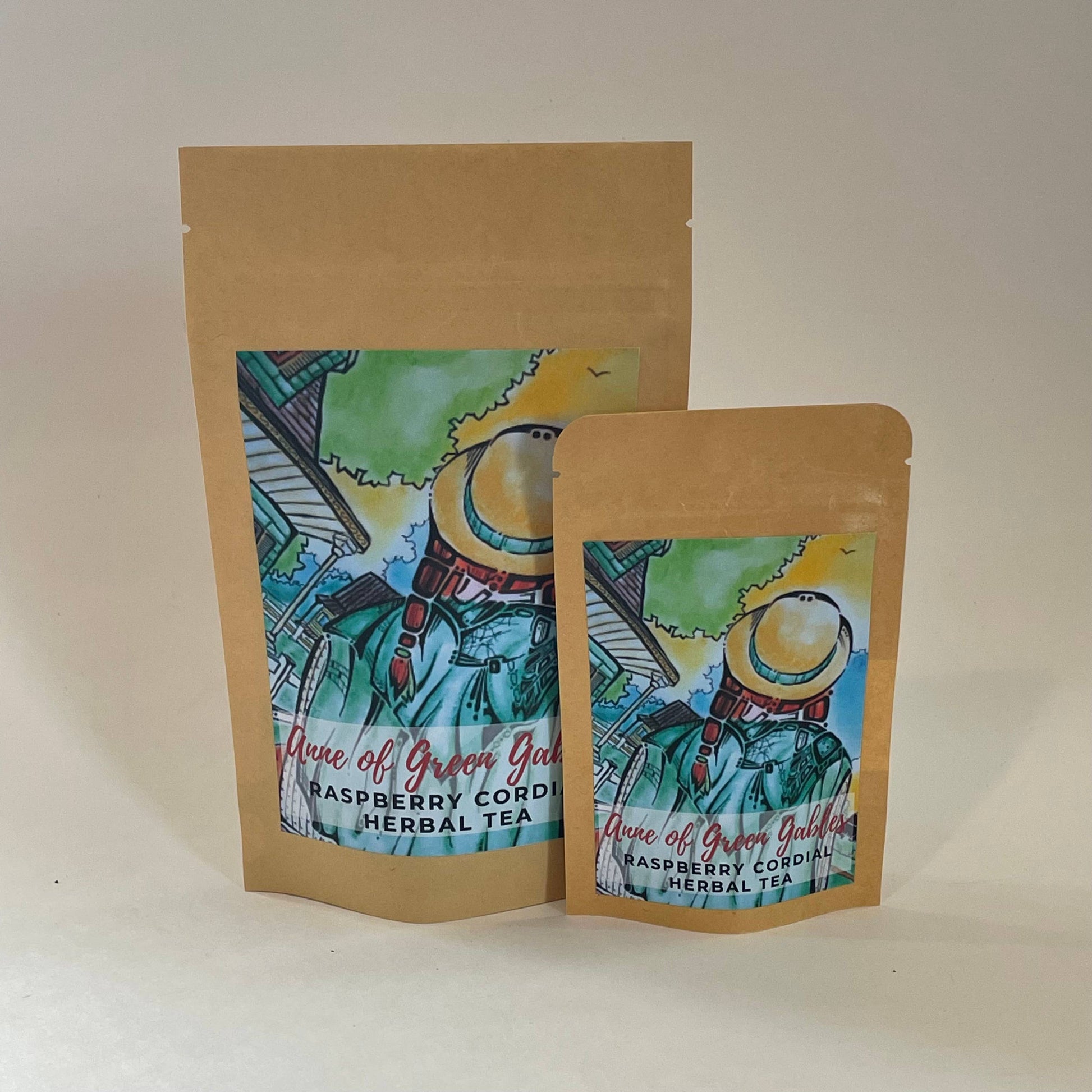 NovelTea Bookstore & Gifts - Anne of Green Gables Inspired - Raspberry Cordial HERBAL TEA - Agricola Street Books