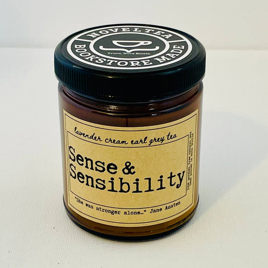 NovelTea Bookstore & Gifts - Sense and Sensibility -  Lavender & Earl Grey Scented Candle