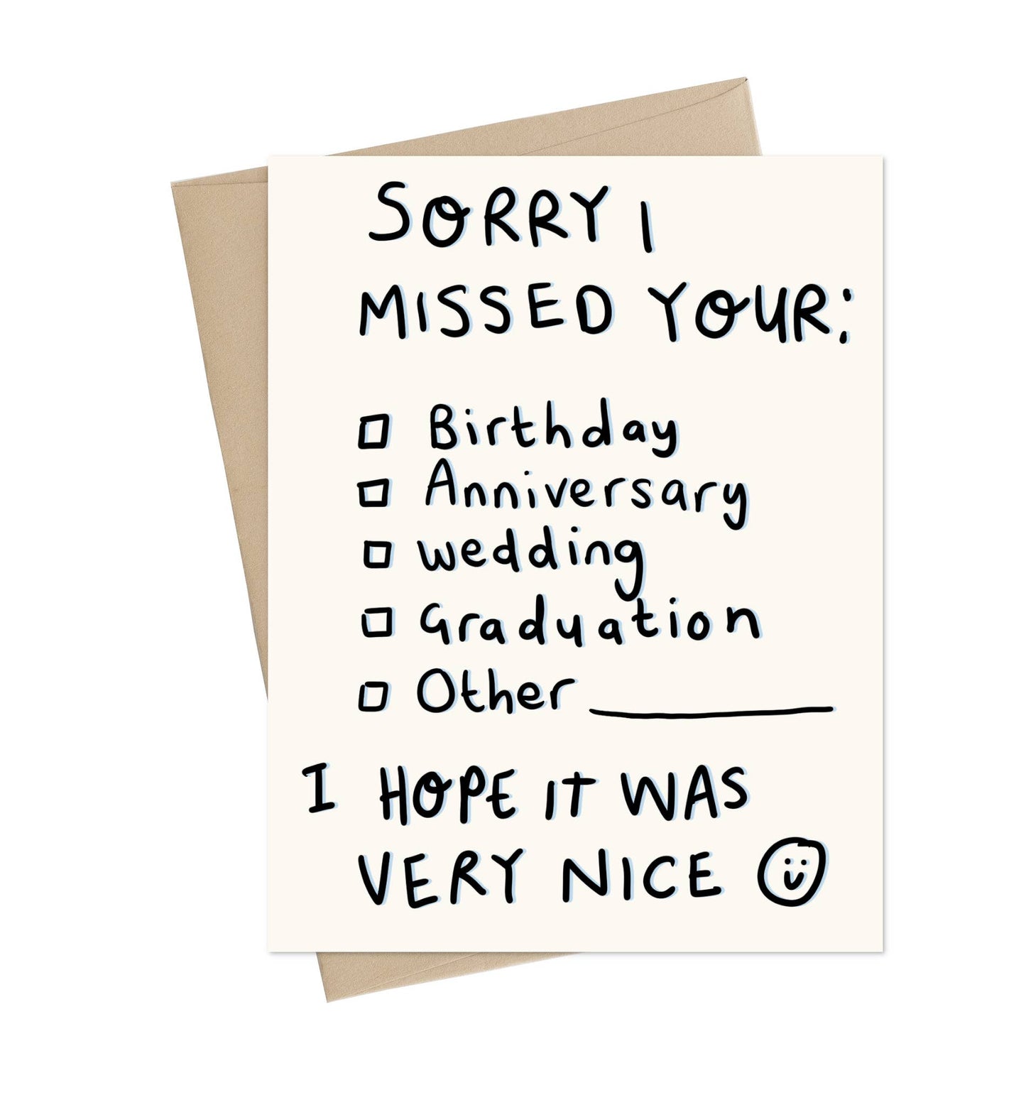 Little May Papery - Sorry I missed your {Insert here} - Agricola Street Books