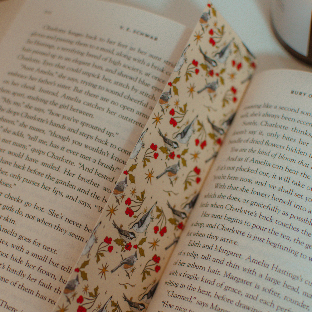 Brush + Bird Paper Co. - Winter Birds Bookmark | Illustrated Canadian Bird Design