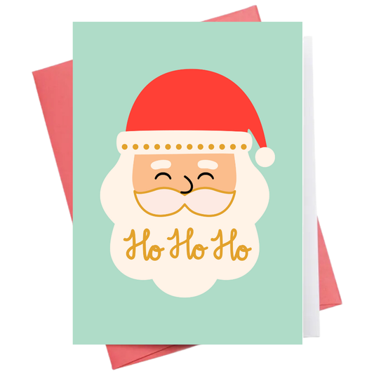 Inkwell Cards - Santa Ho Ho Ho | Christmas Greeting Card