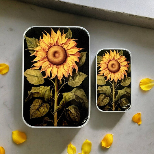 Firefly Notes - Beautiful Sunflower Notions tin