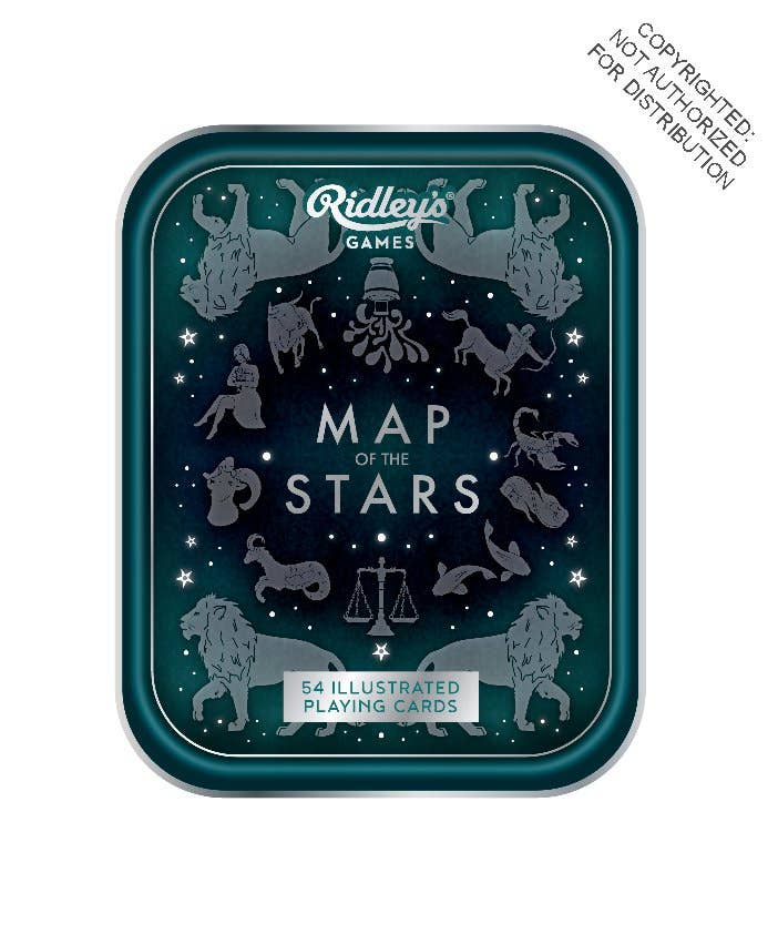 Map of the Stars Playing Cards