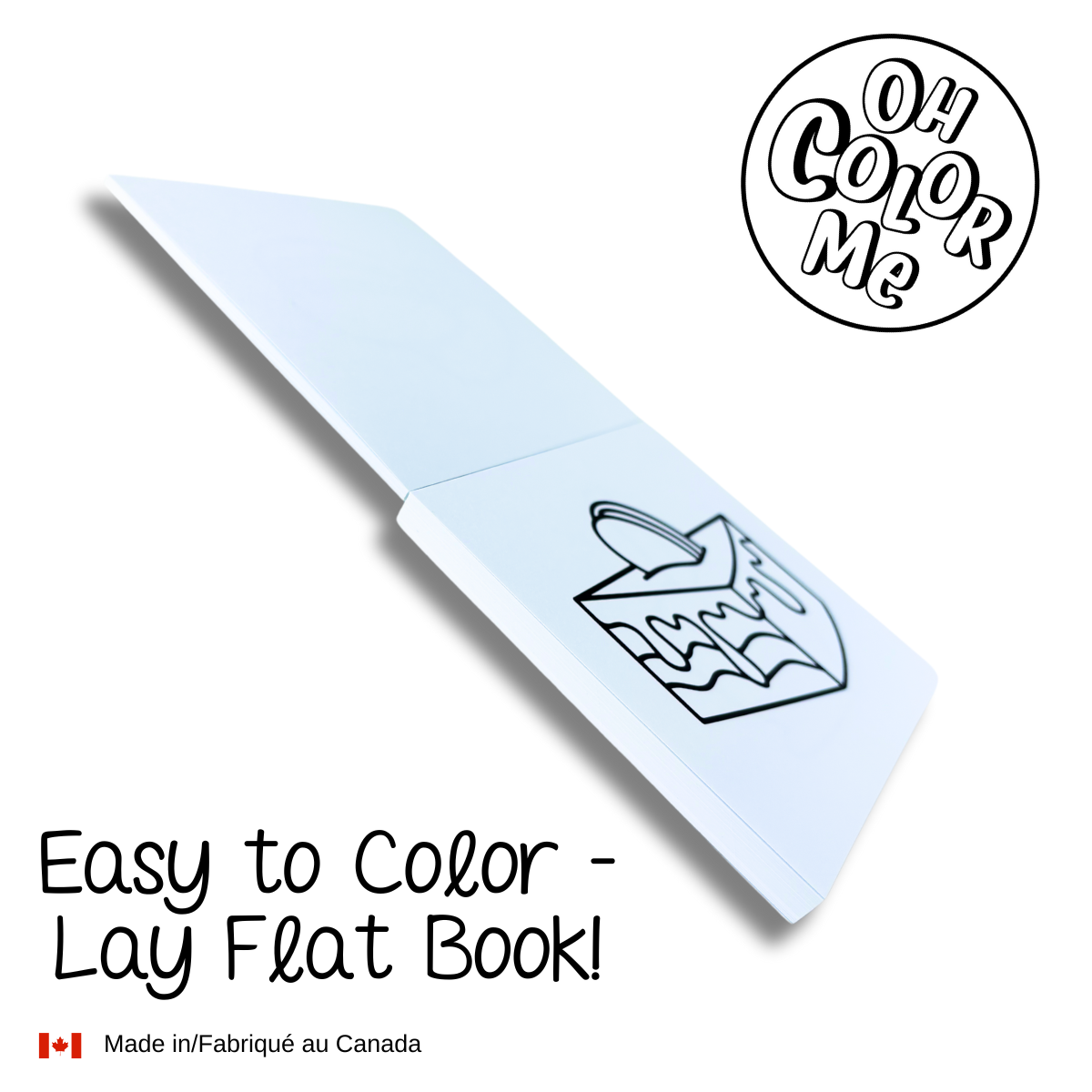 Oh Color Me - Little Doodle Notes, 4"x4" - Agricola Street Books