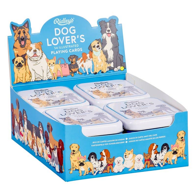 Raincoast Distribution Group - Dog Lover’s Playing Cards CDU of 12