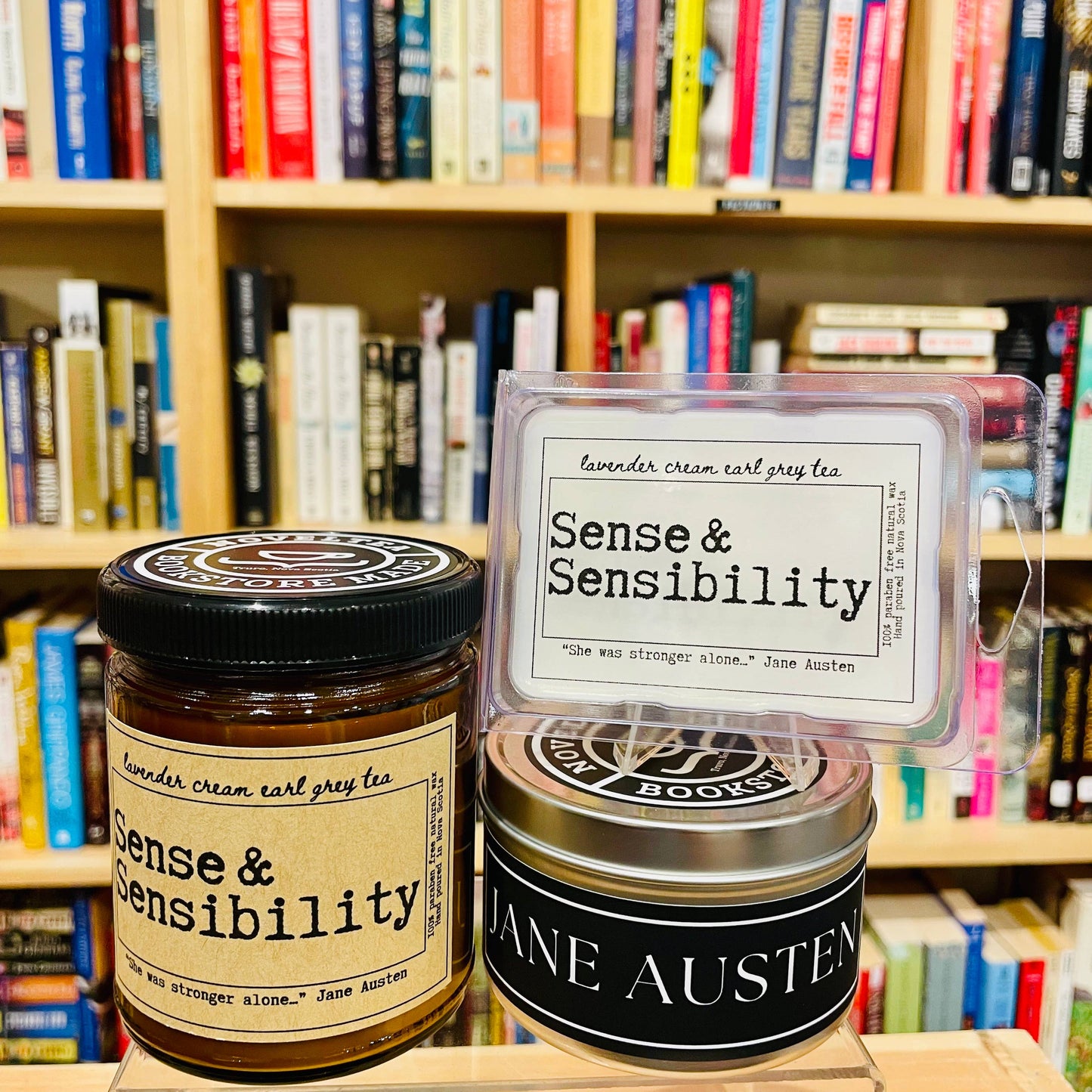 NovelTea Bookstore & Gifts - Sense and Sensibility -  Lavender & Earl Grey Scented Candle