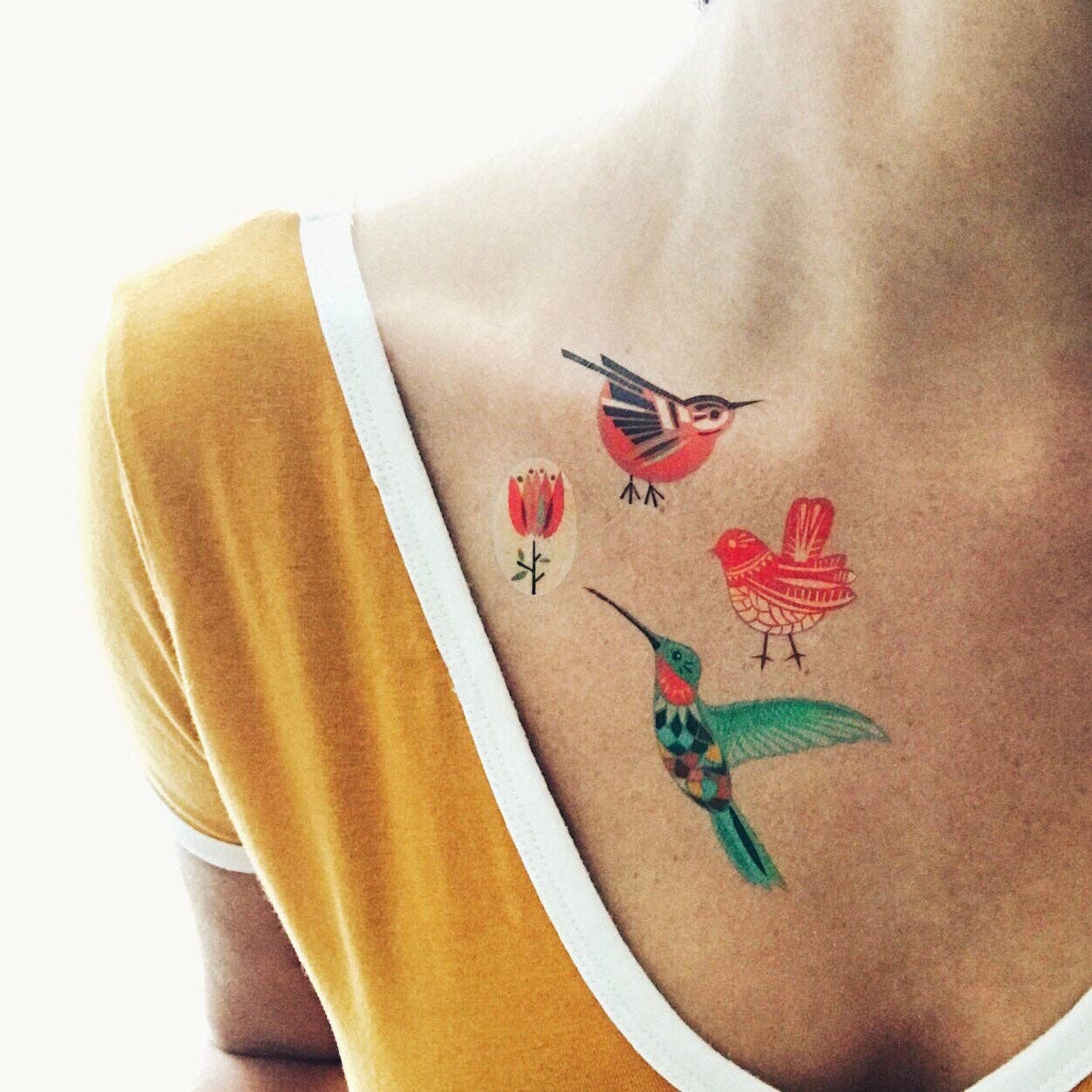 Les Tatoués - Birds - Temporary Tattoos