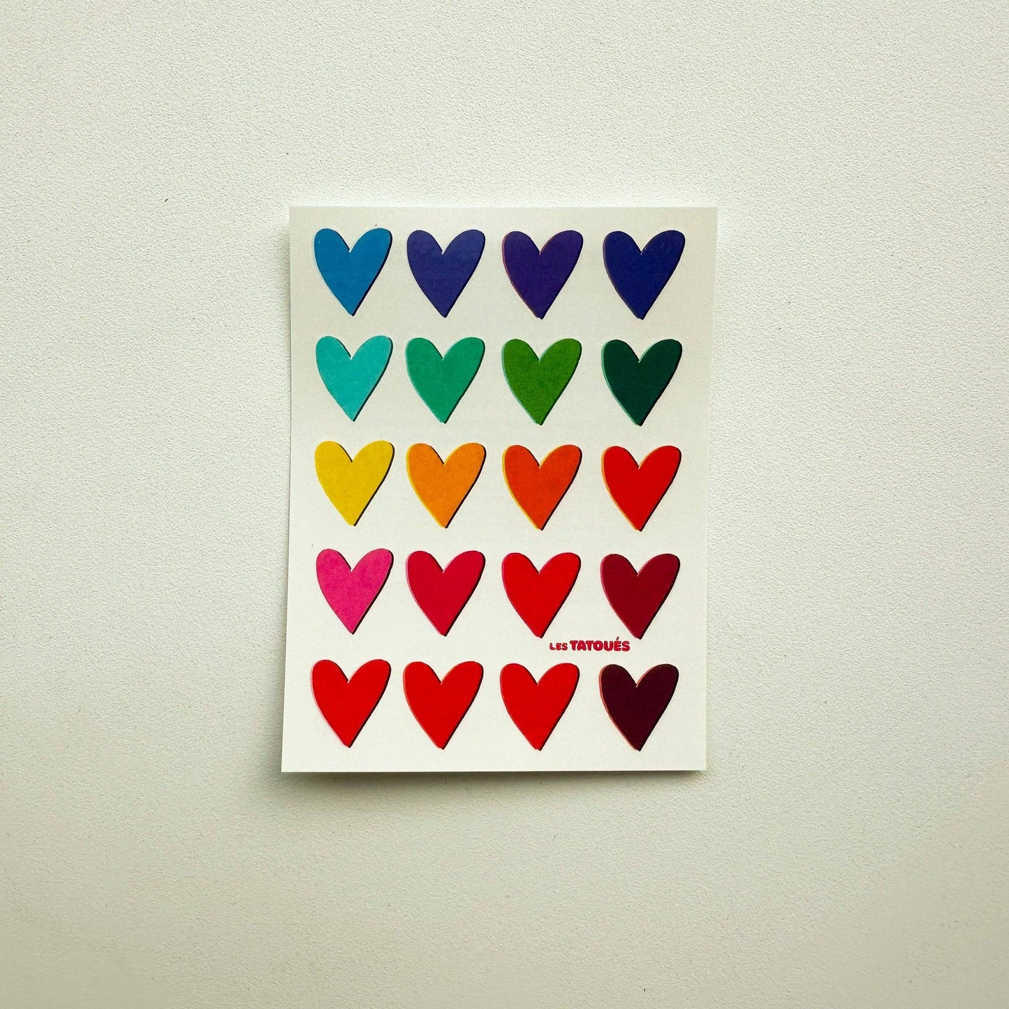 Les Tatoués - Mini Hearts - Temporary Tattoos