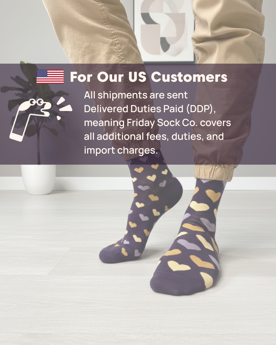 Friday Sock Co. - Men's Cozy Black Cat Mid-Calf Socks - Novelty Socks for Dad
