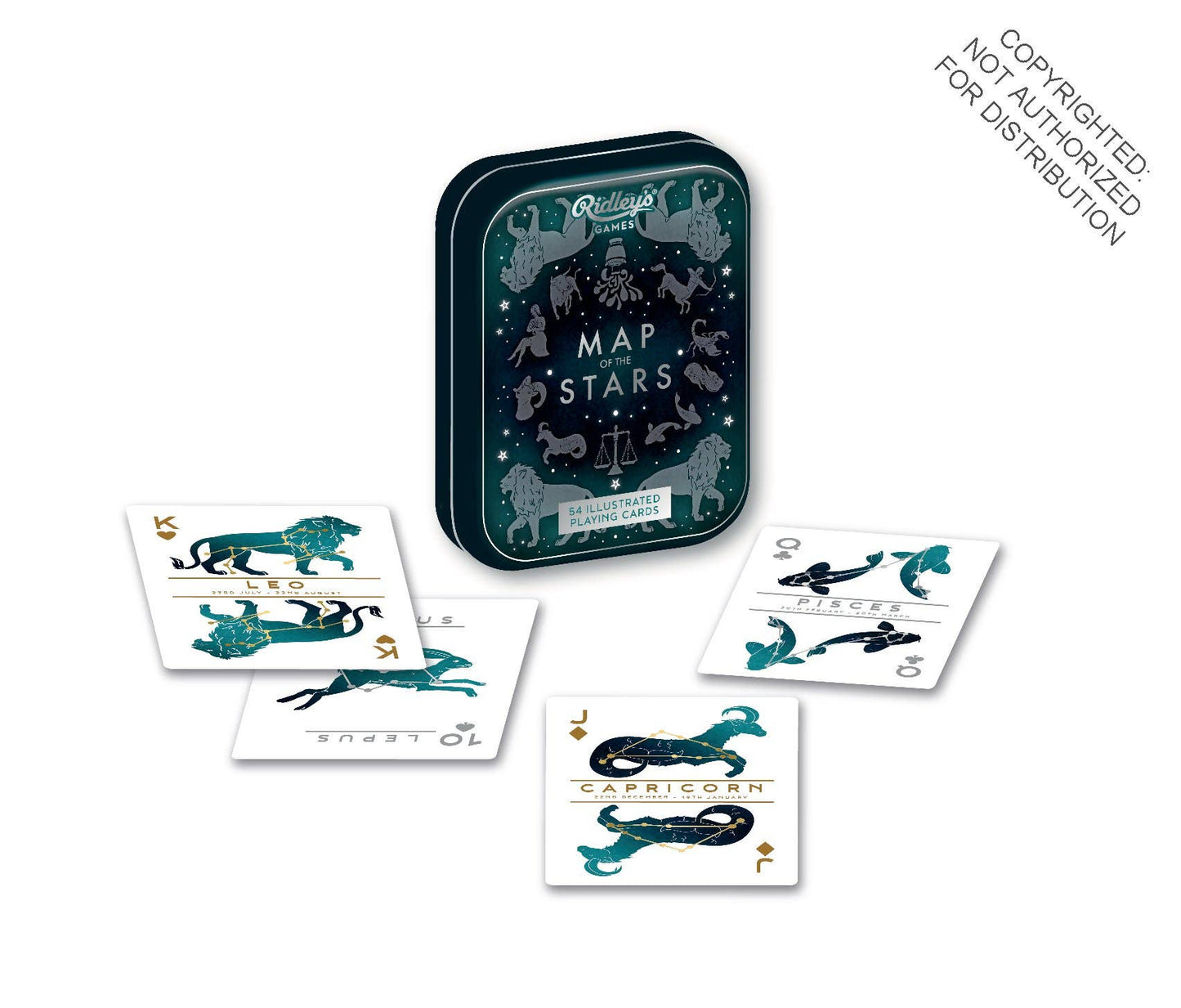 Map of the Stars Playing Cards