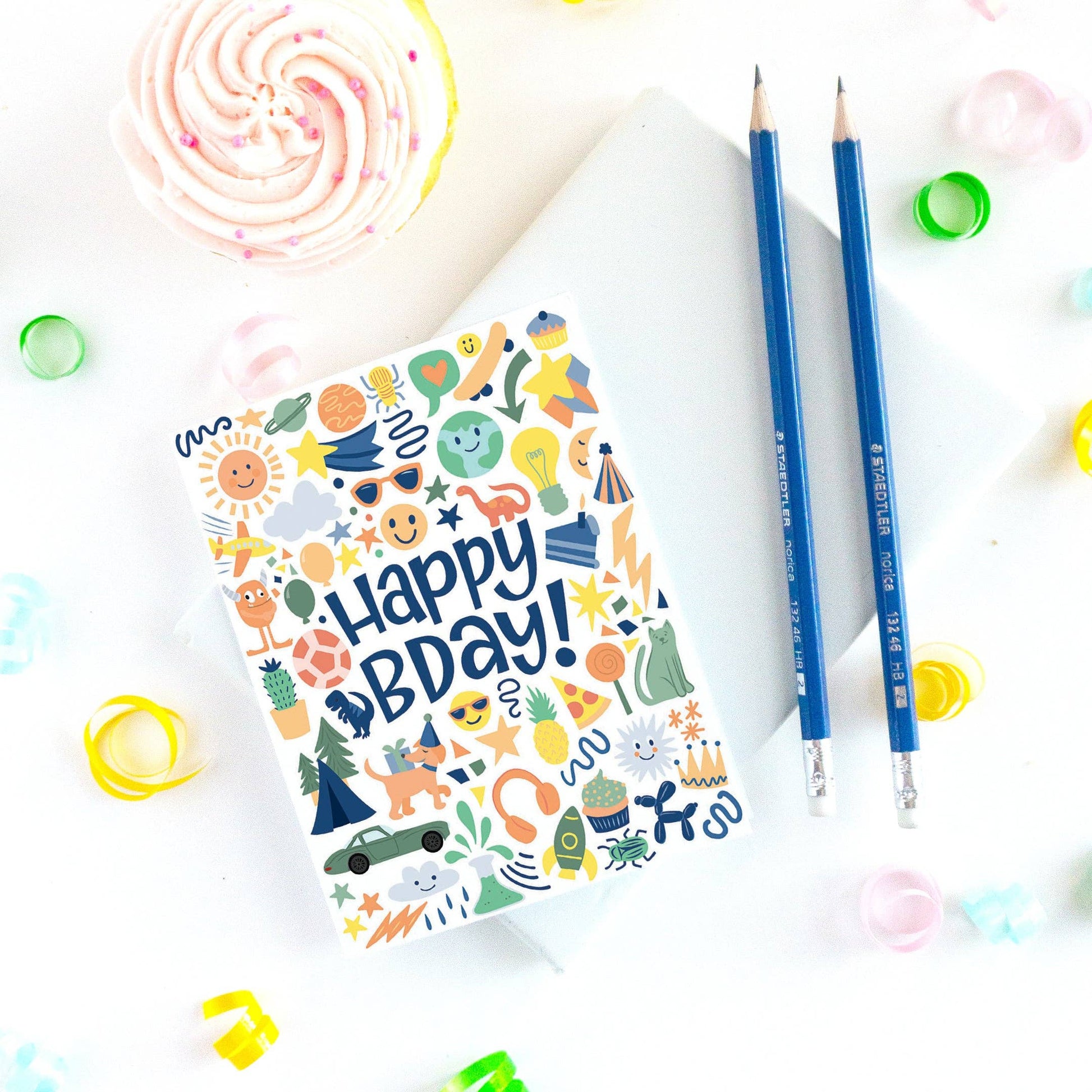 Pedaller Designs - Eye Spy Birthday Card for Kids - Agricola Street Books