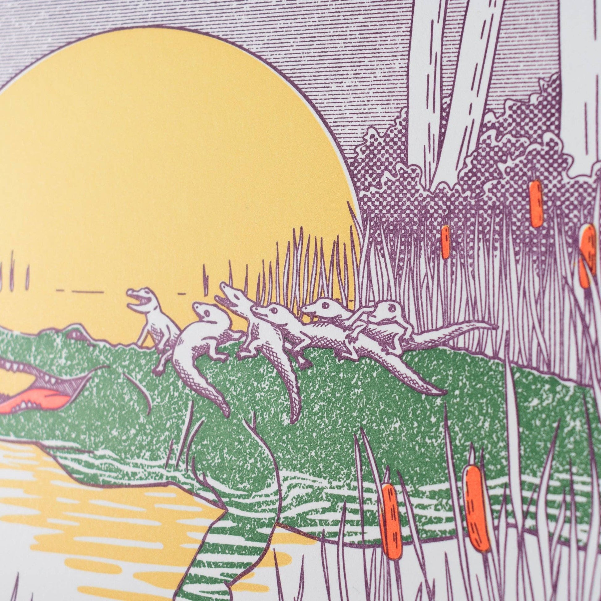 Porchlight Press Letterpress - Card: Father's Day Croc Dad Greeting Card - Agricola Street Books