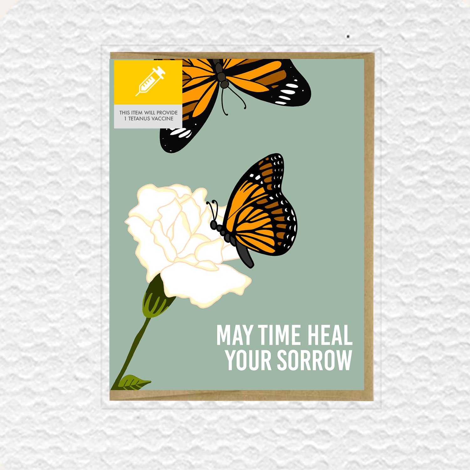 May Time Heal Your Sorrow Sympathy Card - Agricola Street Books