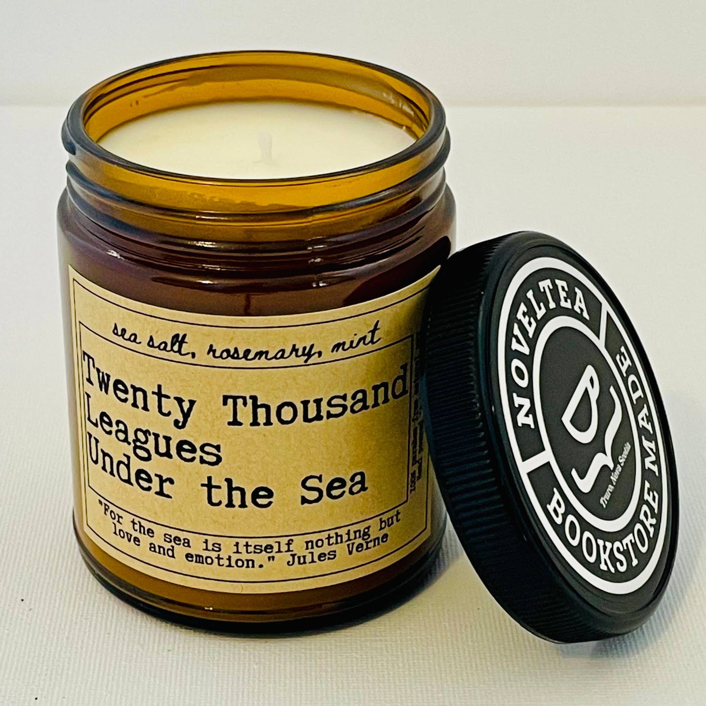 NovelTea Bookstore & Gifts - Twenty Thousand Leagues Under the Sea -  Sea Salt & Rosemary