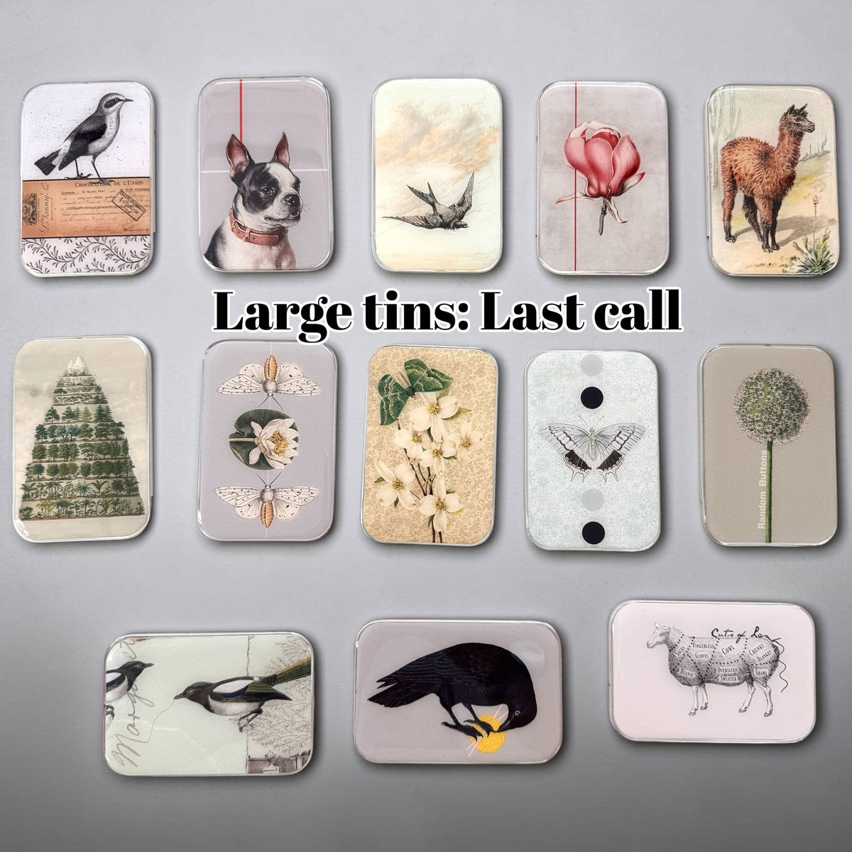 Firefly Notes - Last Call for Lovely Things (Large tins)-DISCOUNTED